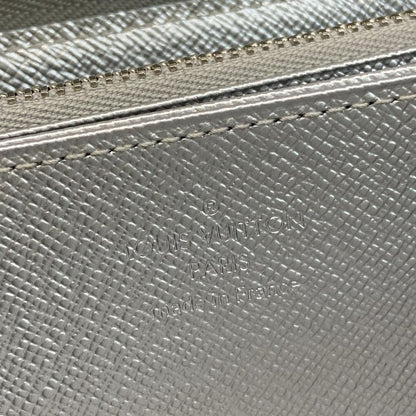 Louis Vuitton Long Wallet Epi Zippy Wallet M82794 Silver Leather Cowhide