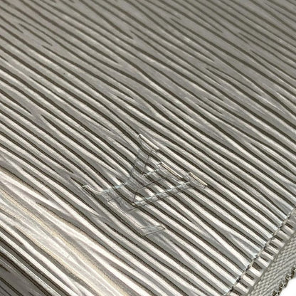Louis Vuitton Long Wallet Epi Zippy Wallet M82794 Silver Leather Cowhide
