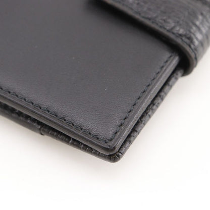 Loewe Billfold Calf Black Men's Bifold Wallet
