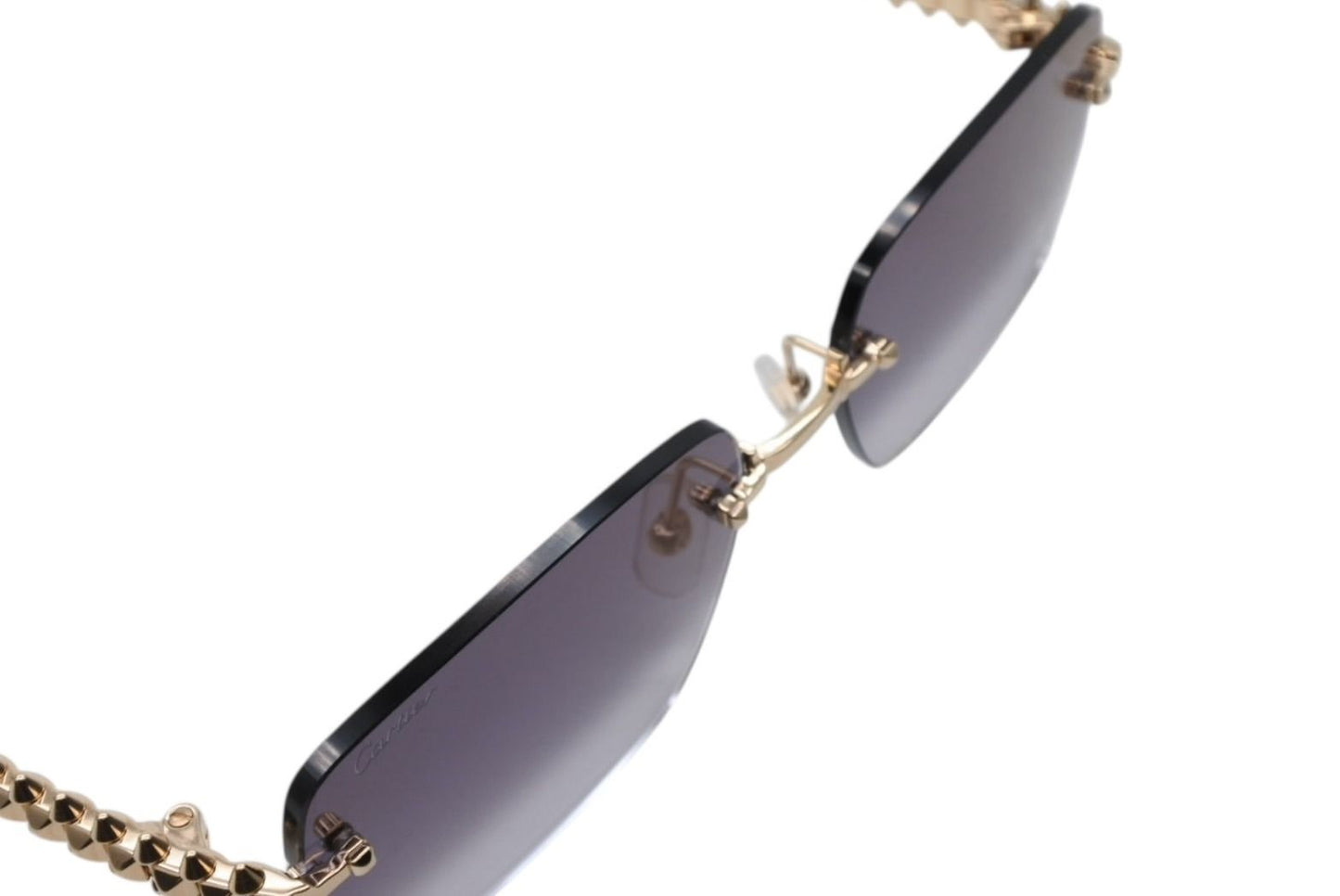 Cartier Crush Sunglasses Eyewear Gray Gold — view 6