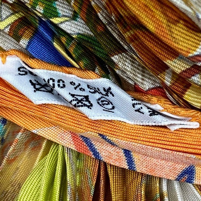 Hermes Scarf Pleated Silk Kuggor Tree Fashion Item