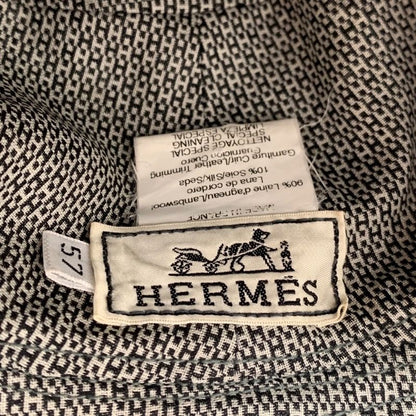 Hermes Bucket Hat Wool Black