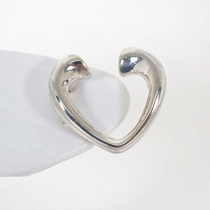 Tiffany & Co 925 Tenderness Heart Earrings J118-10