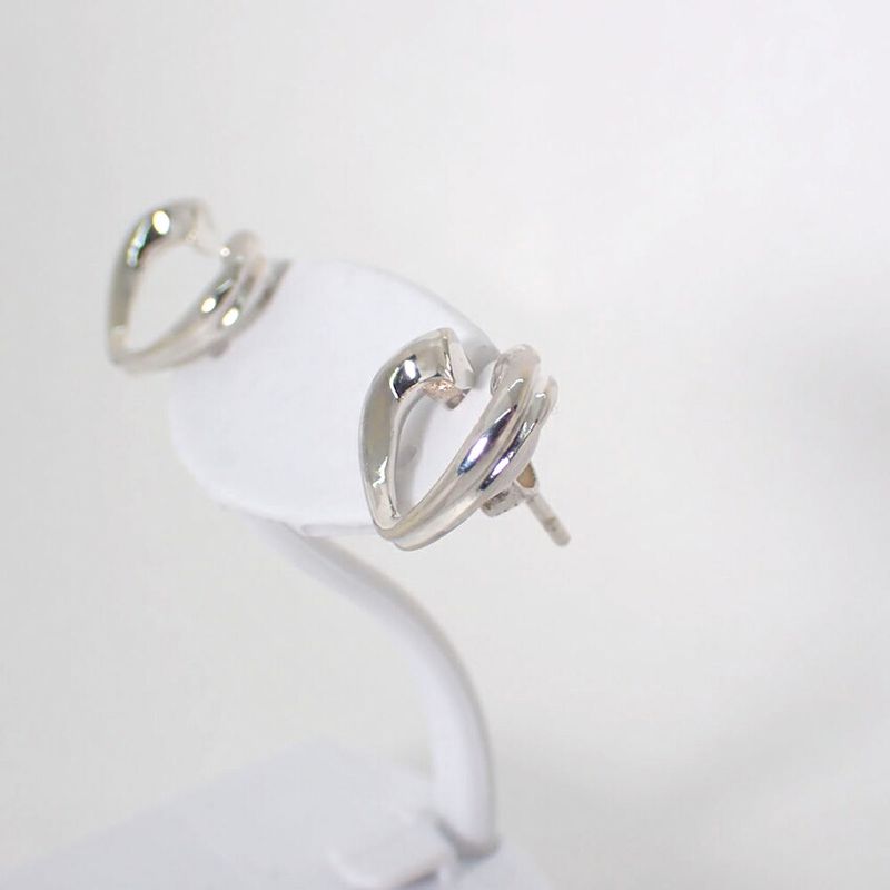 Tiffany & Co 925 Tenderness Heart Earrings J118-10