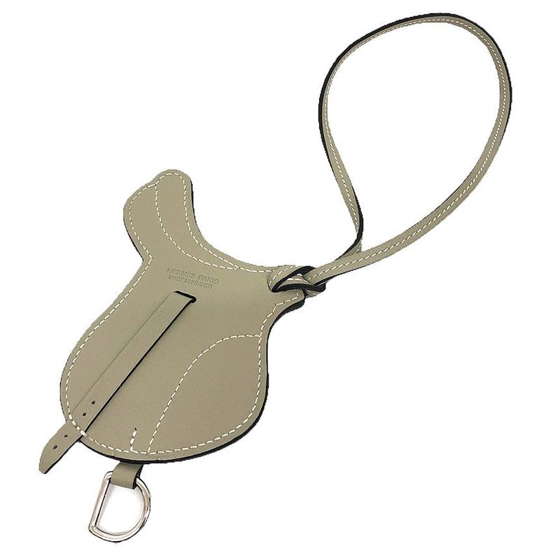 Hermes Bag Charm Paddock Sailor Sauge Swift Leather