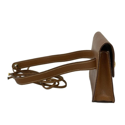 Hermes Waist Pouch Pochette Green Gold Hardware