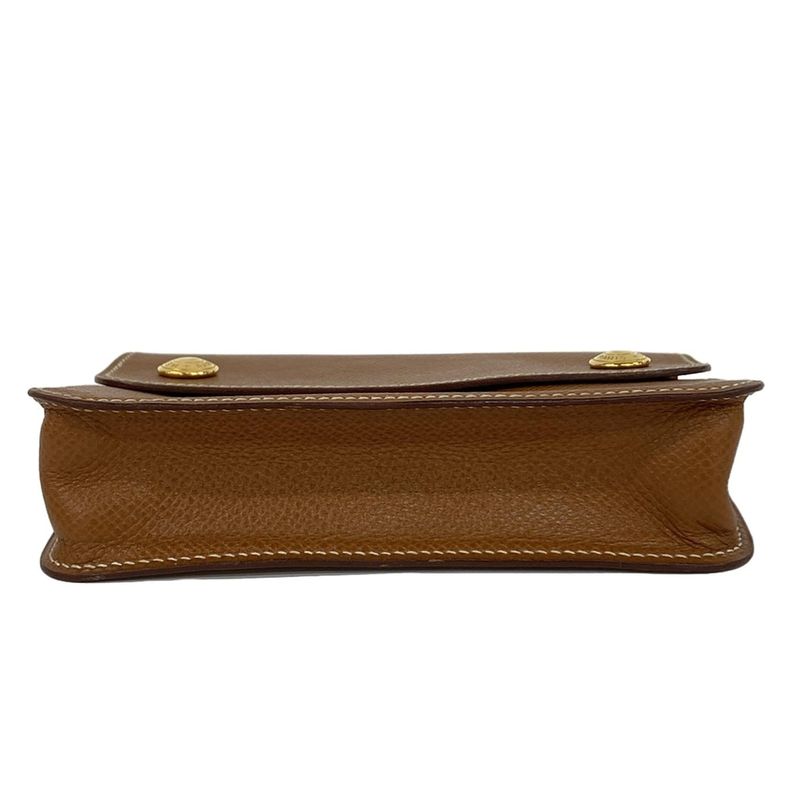 Hermes Waist Pouch Pochette Green Gold Hardware