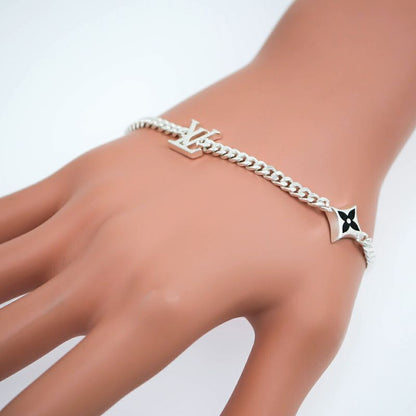 Louis Vuitton Bracelet LV Spike M1520a Sv925 Silver-
