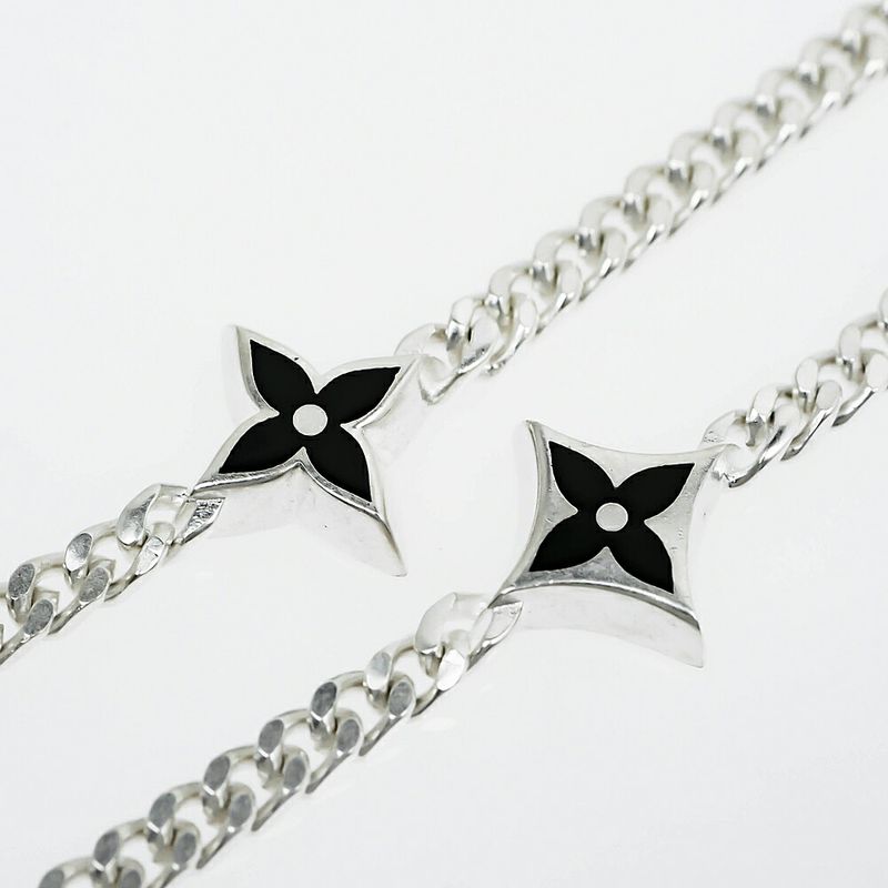 Louis Vuitton Bracelet LV Spike M1520a Sv925 Silver-
