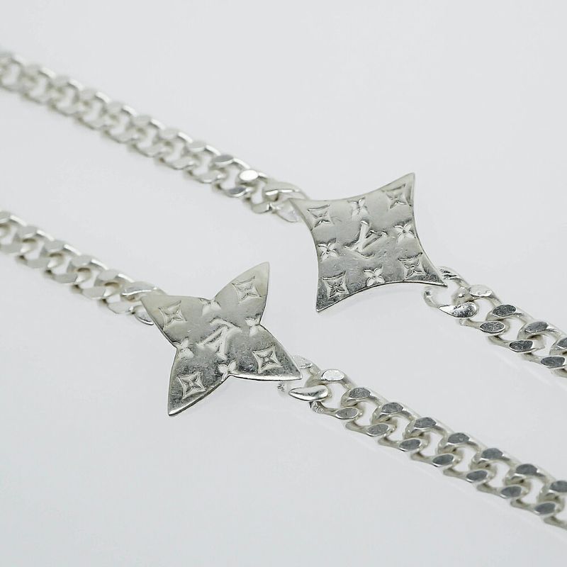 Louis Vuitton Bracelet LV Spike M1520a Sv925 Silver-
