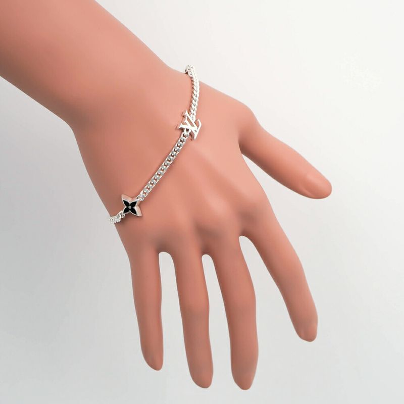 Louis Vuitton Bracelet LV Spike M1520a Sv925 Silver-