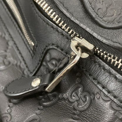 Gucci Waist Pouch Guccissima Line Sherry (Web) 246409 Black Leather