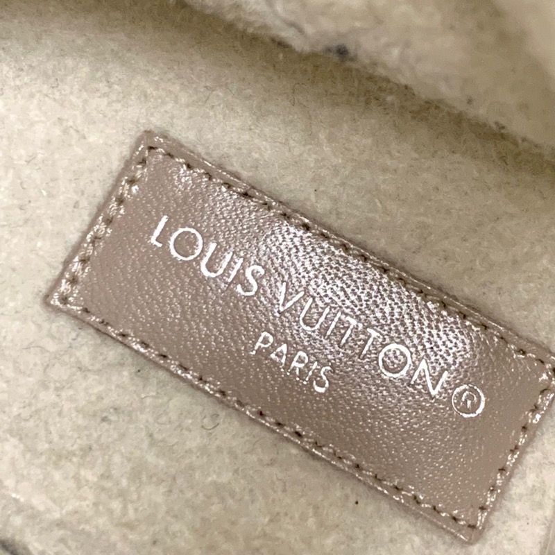 Louis Vuitton Snowdrop Line Monogram Boots Short Boots Shoes Suede Beige Mouton