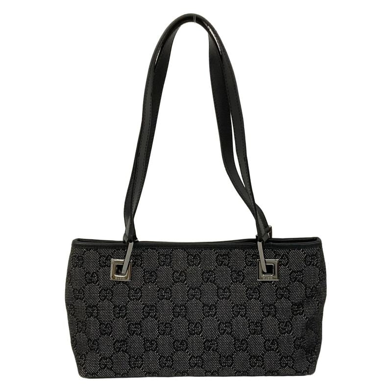 Gucci Tote Bag GG Pattern 36172 Black Mini Bag Leather