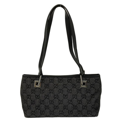 Gucci Tote Bag GG Pattern 36172 Black Mini Bag Leather