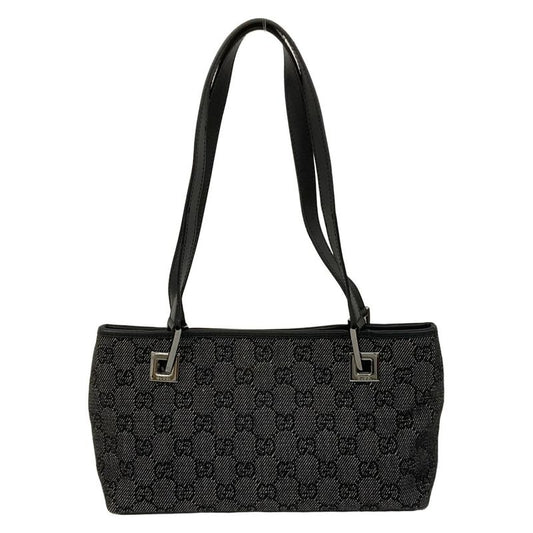 Gucci Tote Bag GG Pattern 36172 Black Mini Bag Leather