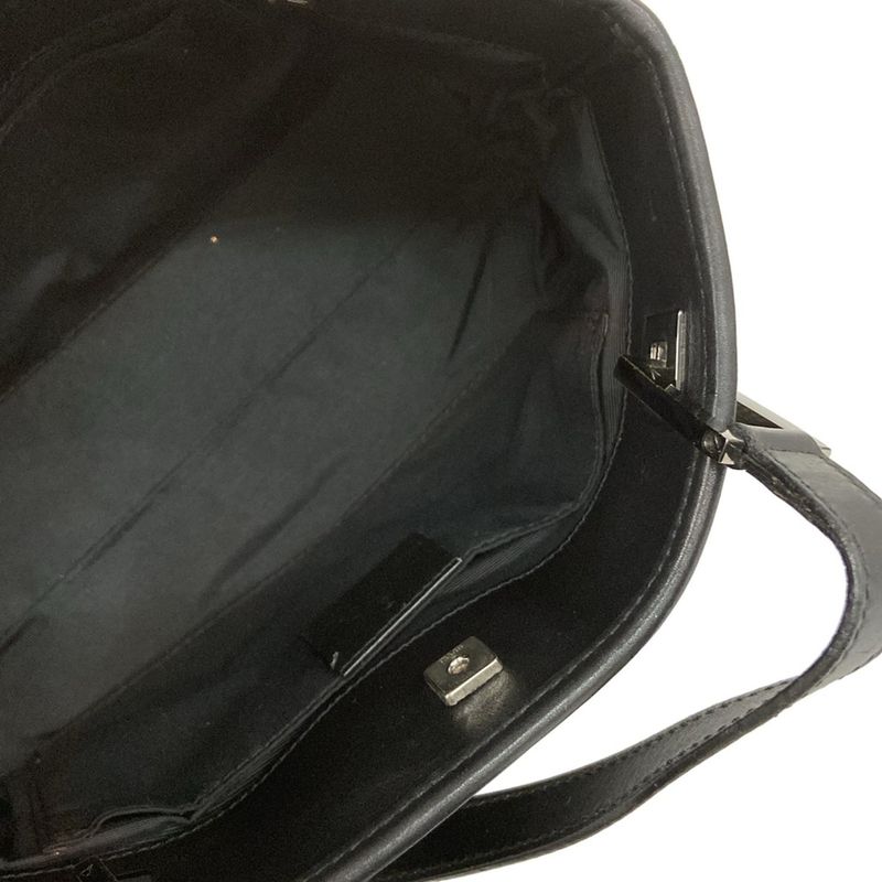 Gucci Tote Bag GG Pattern 36172 Black Mini Bag Leather