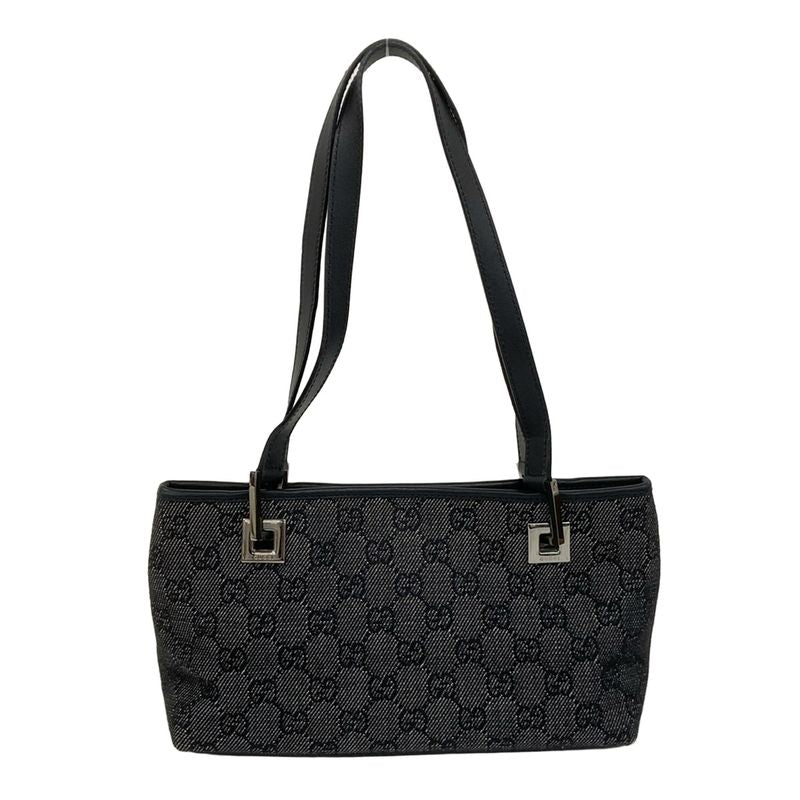 Gucci Tote Bag GG Pattern 36172 Black Mini Bag Leather