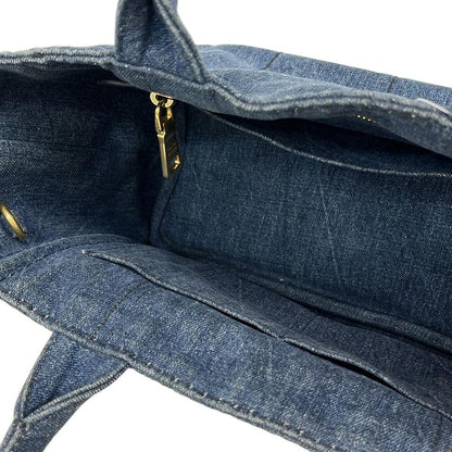 Prada Tote Bag Canapa Blue