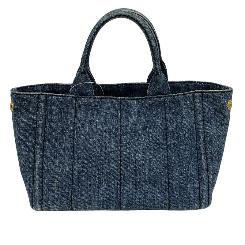 Prada Tote Bag Canapa Blue