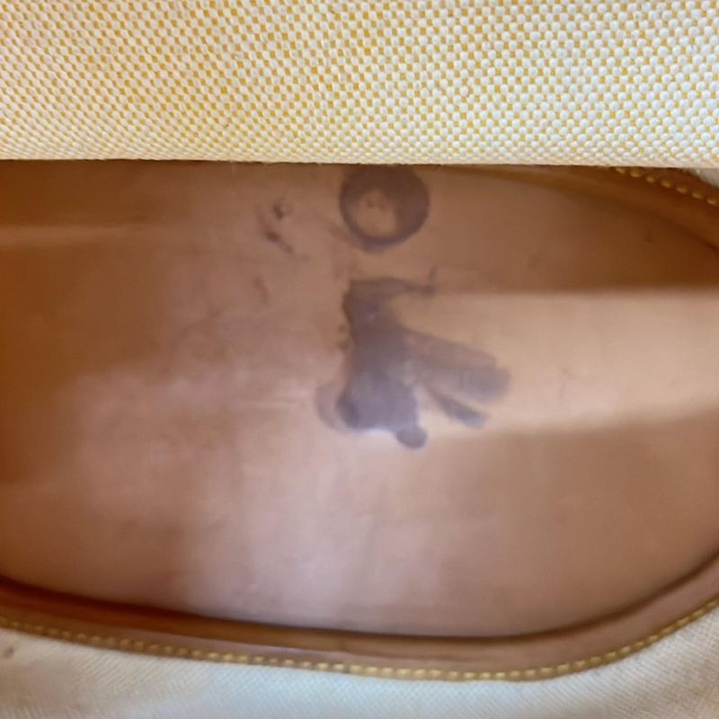 Hermes Shoulder Bag Market GM Ivory X Brown Draw String Shape