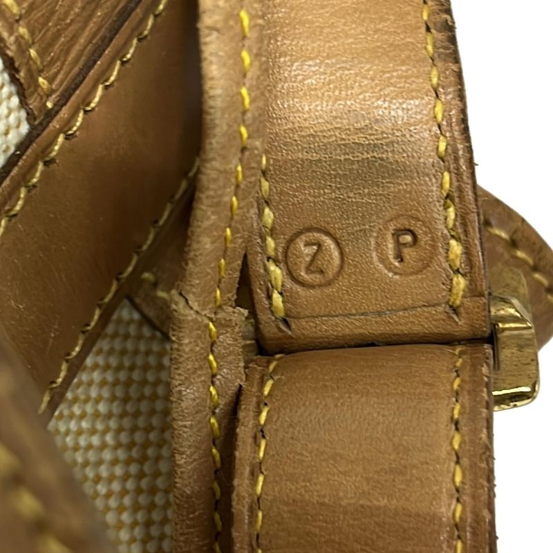 Hermes Shoulder Bag Market GM Ivory X Brown Draw String Shape