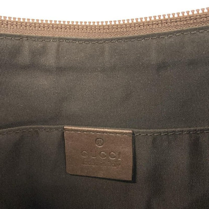 Gucci Shoulder Bag GG Pattern 0050813 Beige X Dark Brown Leather