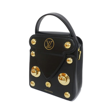 Louis Vuitton S Lock Bag Black M82214 Women's LV Logo Shoulder Bag