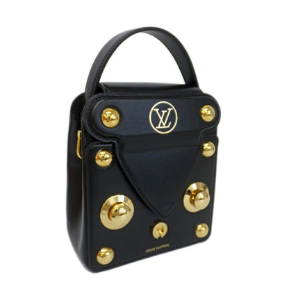 Louis Vuitton S Lock Bag Black M82214 Women's LV Logo Shoulder Bag