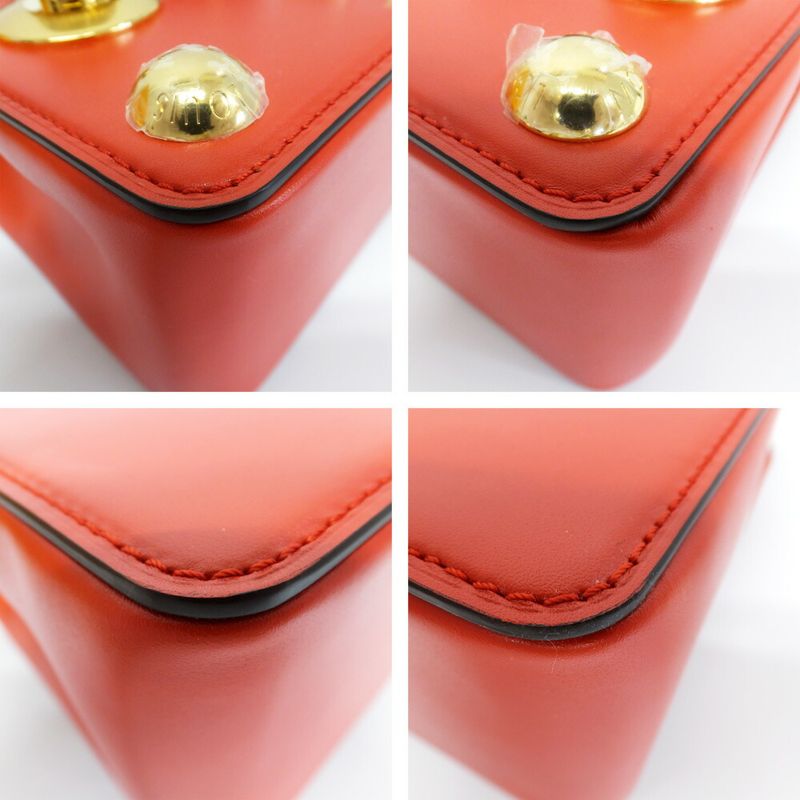 Louis Vuitton S Lock Bag Red M82215 LV Logo Shoulder Bag Ladies Women