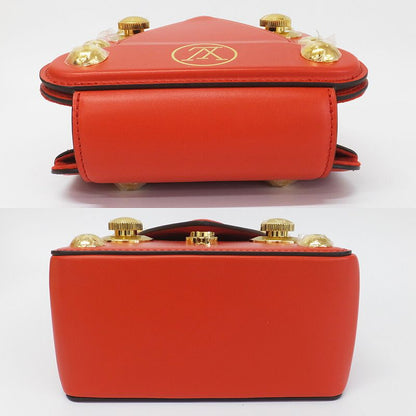 Louis Vuitton S Lock Bag Red M82215 LV Logo Shoulder Bag Ladies Women