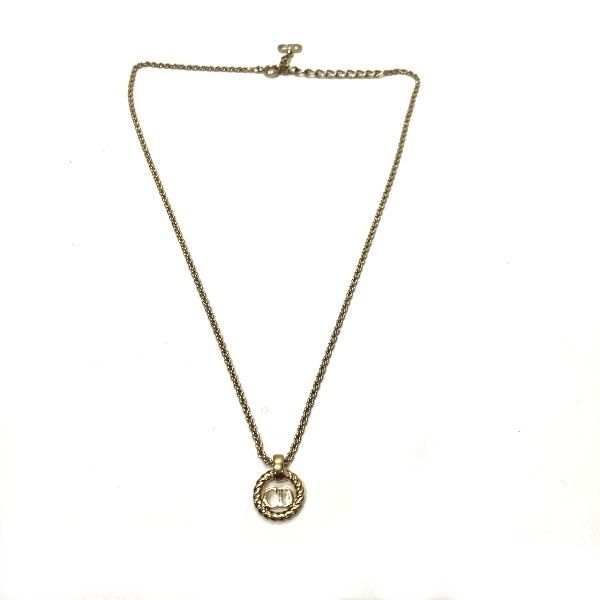 Dior CD Logo Round Necklace Brand Accessories Necklace Women's