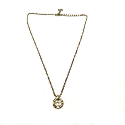 Dior CD Logo Round Necklace Brand Accessories Necklace Women's