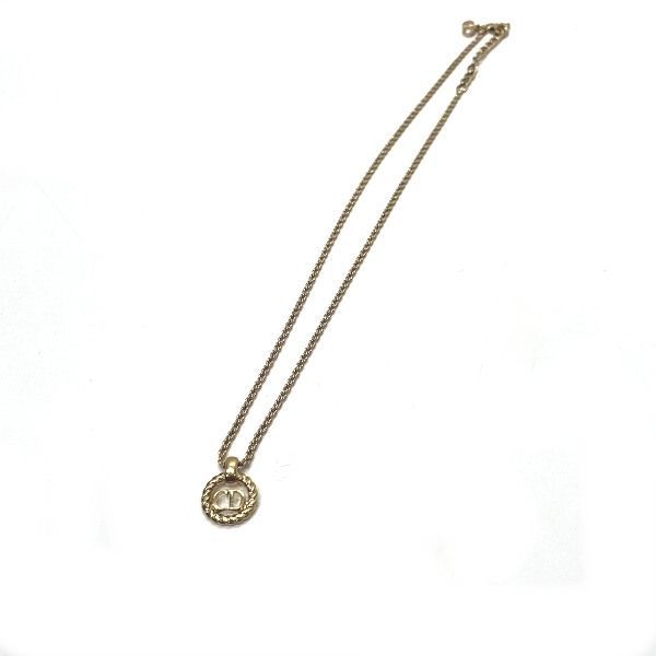 Dior CD Logo Round Necklace Brand Accessories Necklace Women's