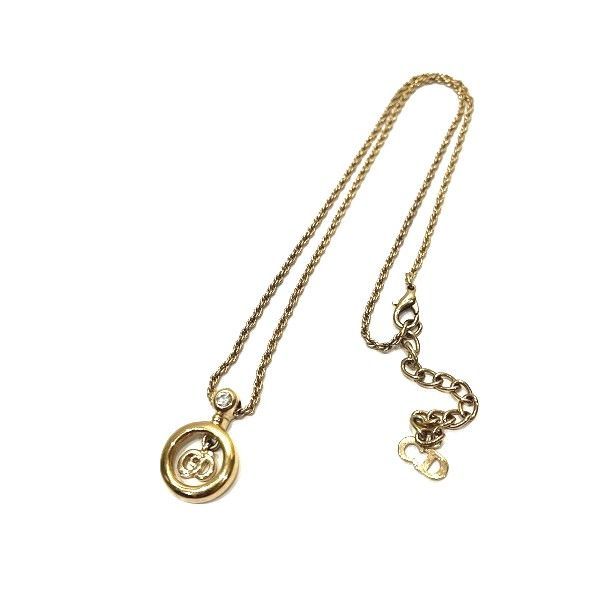 Dior CD Logo Stone Necklace Brand Accessories Necklace Women's