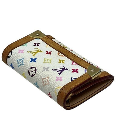 Louis Vuitton Monogram Multicolor Portomone Plat M92657 Coin Case Women's