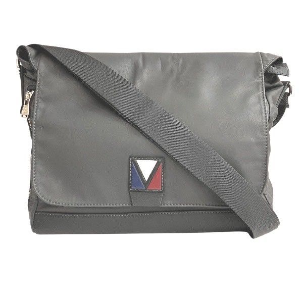 Louis Vuitton V Line Cross M50443 Nylon X Leather Bag Shoulder Bag Men's