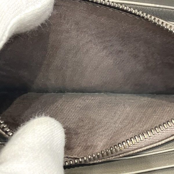 Bottega Veneta Intrecciato Round Zipper Long Wallet Men's