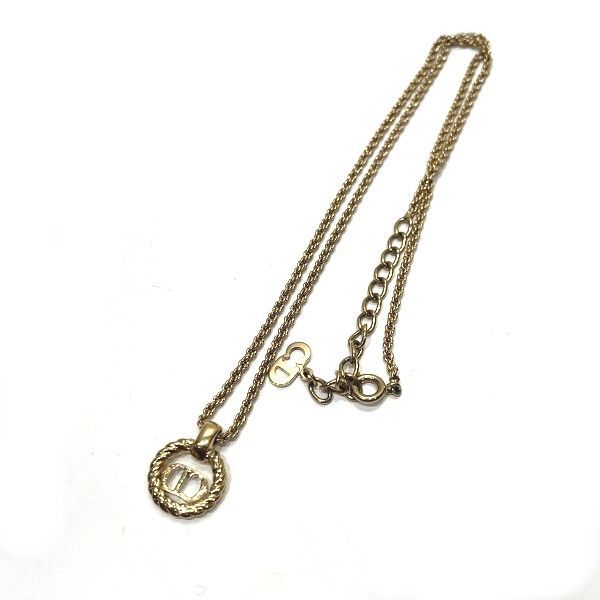 Dior CD Logo Round Necklace Brand Accessories Necklace Women's