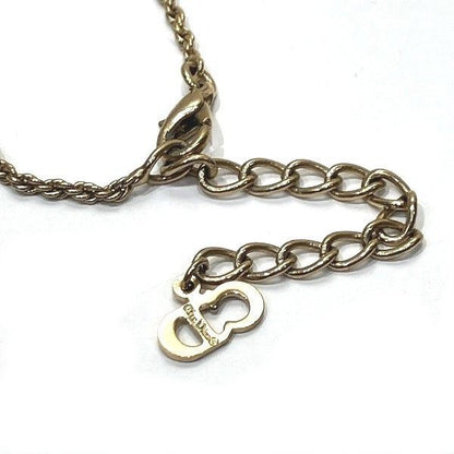 Dior CD Logo Stone Necklace Brand Accessories Necklace Women's