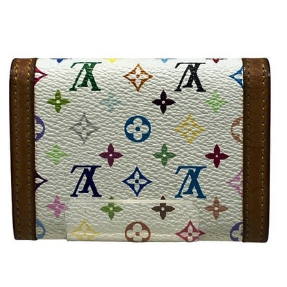 Louis Vuitton Monogram Multicolor Portomone Plat M92657 Coin Case Women's