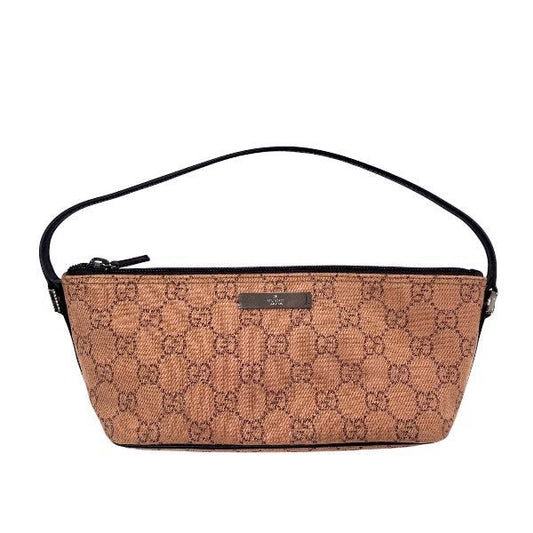 Gucci 07198 GG Canvas Bag Handbag Ladies