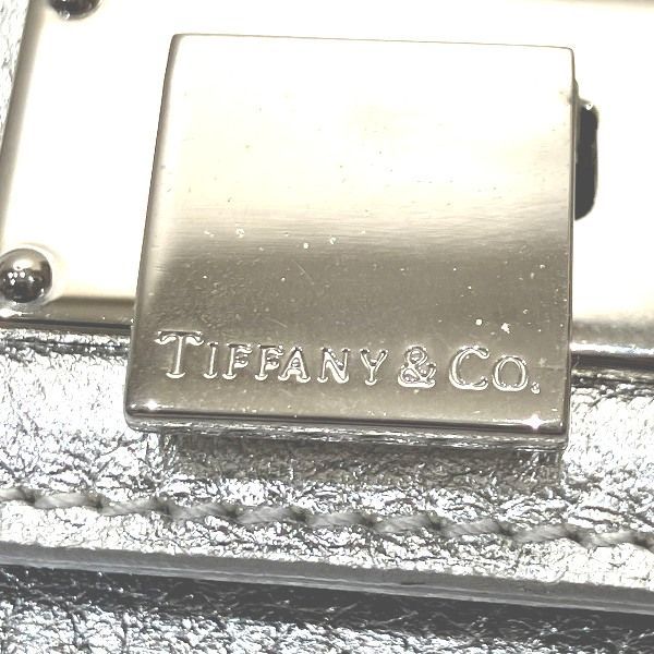 Tiffany & Co Chain Shoulder Wallet Bifold Wallet Women's