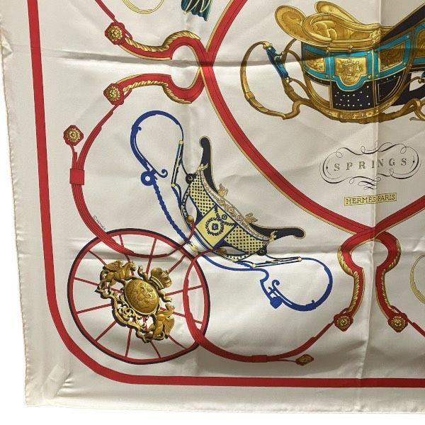 Hermes Carre 90 Springs Silk Brand Accessories Scarf Women's