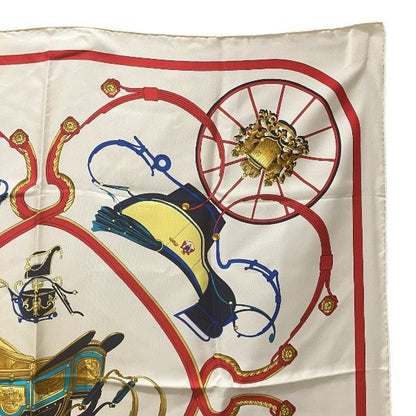 Hermes Carre 90 Springs Silk Brand Accessories Scarf Women's