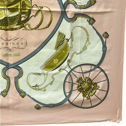 Hermes Carre 90 Springs Silk Brand Accessories Scarf Women's