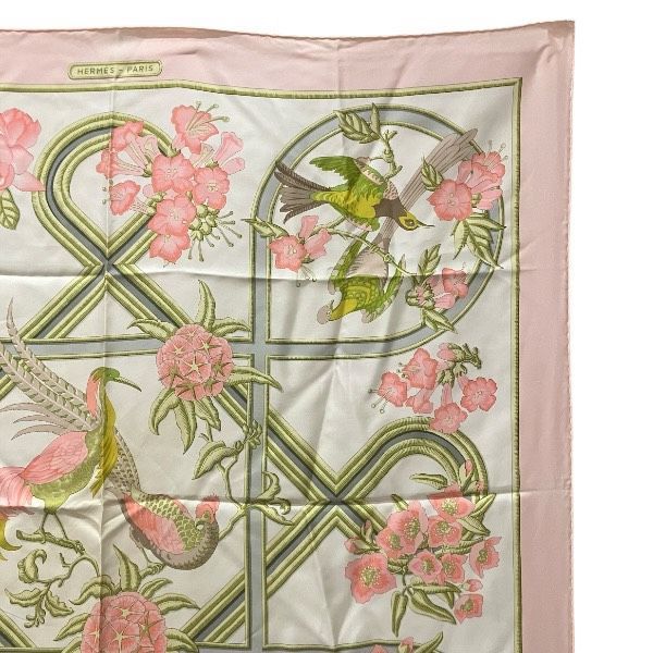 Hermes Caraibes Caribbean Bird Silk Brand Accessories Scarf Women's