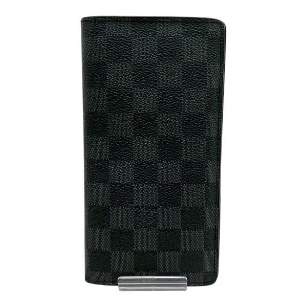 Louis Vuitton Damier Graphite Portefeuille Brother N62665 Long Wallet Bifold
