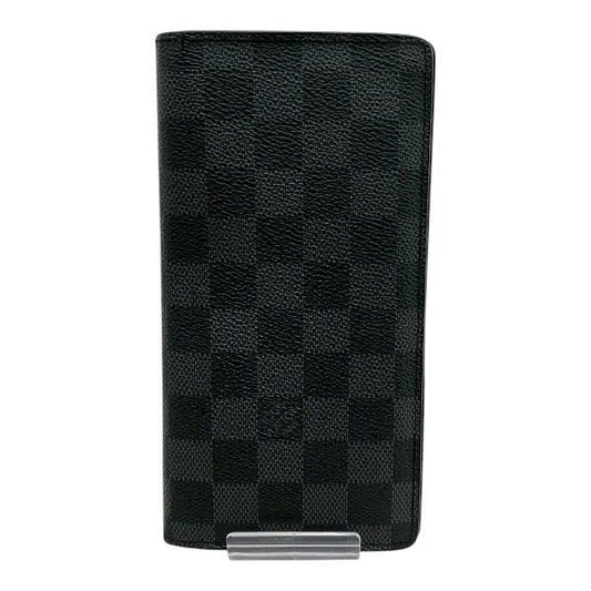 Louis Vuitton Damier Graphite Portefeuille Brother N62665 Long Wallet Bifold