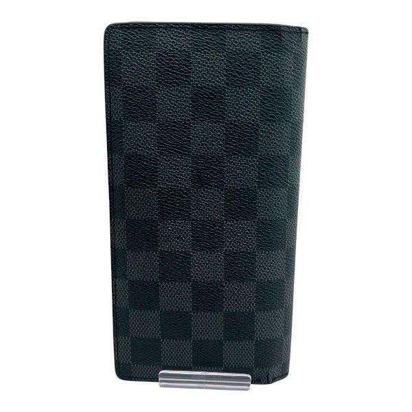 Louis Vuitton Damier Graphite Portefeuille Brother N62665 Long Wallet Bifold